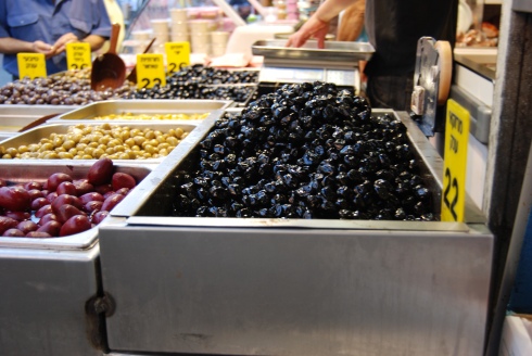 Olives in the Shuk